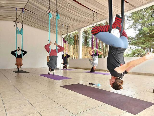 4 Journée privée de yoga aérien Retrait à Milpas Altas, Guatemala